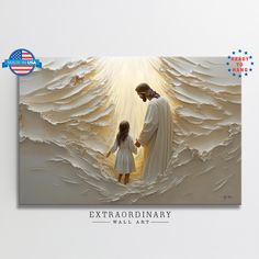 Jesus and Girl Art, Christian Art, Jesus Painting, LDS Art, Bible Wall Art, Jesus and Children, Jesus Print, Jesus and Kids, Bible Sketches Sizes: - 12"x 8"(30x20 cm) - 18"x 12" (45x30 cm) - 24"x 16" (60x40 cm) - 30"x 20" (76x50 cm) - 40"x 26" (101x66cm) Ordering Process: 1. Select your preferred size from the dropdown menu. 2. Continue with your order by clicking "Add to Cart." 3. Complete payment Note: Each size option represents the dimensions of one panel. Product Details: ✔️ Made in our Flo Christian Modern Art, Blessed Painting, Lds Paintings, Jesus And Girl, Christian Art Painting, Bible Sketches, Paintings Of Christ, Prophetic Painting, Christian Painting