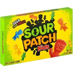 two boxes of sour patch kids gummy candy