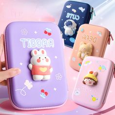 Pink Organizer, Boys Pencil Case, Unicorn Pencil Case, Kawaii Pencil, School Pens, Best Friend Pictures Tumblr, Stationery Essentials, Gift Holders