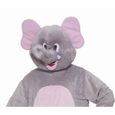 an elephant mascot with big ears and large ears