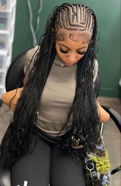 Boho Fulani braids Braided Hairstyles For Black Women Cornrows, Feed In Braids Hairstyles, Braids Hairstyles Pictures, Braided Cornrow Hairstyles, Braided Hairstyles For Teens, Quick Braided Hairstyles