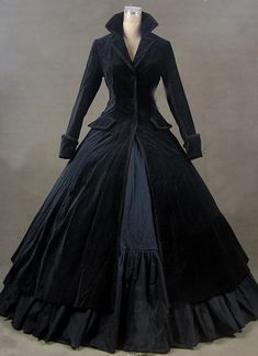 Winter Black Gothic Victorian Edwardian Dress   Condition: Brand New  Color: amp;nbsp; As Picture  Material: Cotton  Silhouette: Ball Gown  Sleeve Length: Long Sleeve  Dresses Length:Floor-Length  Neckline: V-Neck  Style: Vintage  Includes: Dress Luxury Victorian Costume Dress For Halloween, Luxury Victorian Dress For Halloween Party, Luxury Gothic Victorian Dress For Formal Occasions, Luxury Gothic Victorian Dress For Women, Luxury Gothic Medieval Dress For Costume Party, Luxury Gothic Victorian Dress For Party, Luxury Long Sleeve Medieval Victorian Dress, Luxury Gothic Gown For Halloween, Luxury Victorian Dress For Medieval Festivals