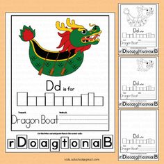 the dragon boat worksheet for children