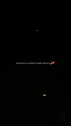 the moon and stars are visible in the night sky with an inspirational quote written on it