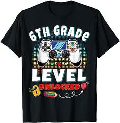 Amazon.com Back To School Videos, Boys School Uniform, School Videos, Gaming Shirt, 6th Grade