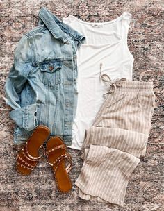 Casual Work Attire, Chic Summer Outfits, Stylish Summer Outfits, Casual Work Outfits, Casual Fall Outfits, Business Casual Outfits, Summer Outfits Women