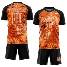 Order the jersey with special name & number you want from our shop, making a vibrant look on the field or daily life! Features: 1. Material: Made from 100% polyester wicking knit with 95% polyester / 5% spandex wicking pinhole mesh 2. Jerseys with sublimation printed name and numbers 3. Moisture-wicking fabric has spongy handle, good draping property and elasticity as well as good dimensional stability and wrinkle-resistance 4. Breathable & Quick-Drying 5. Athletic Cut & Exquisite stitching not easy to fall off 6. Slim fit follows your body's shape closely to let you move freely 7. Ventilated mesh panel insertsy 8. Set includes jersey, shorts with drawstring elastic waistband 9. Tagless Collar offers clean comfort 10. Machine washable, tumble dry low 11 Imported Soccer Uniforms, Cheap Custom, Custom Fans, African Pattern, Custom Jerseys, Soccer Jersey, Moisture Wicking Fabric, Orange Black, Body Shapes