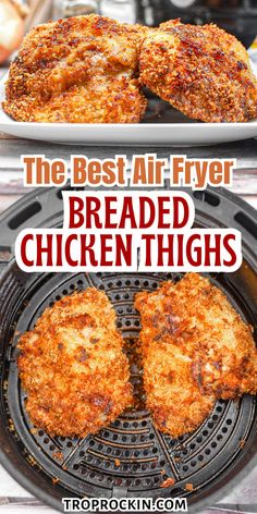 the best air fryer breaded chicken thighs