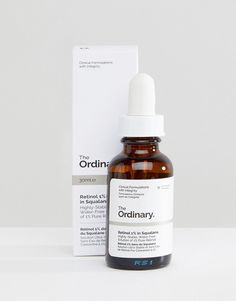 Retinol 1% in squalane by The Ordinary Targets anti-aging Aims to reduce the appearance of fine lines and general skin aging Lightweight serum texture Contains a high concentration of Retinol which can cause redness and irritation, especially around the eyes The Ordinary skincare recommends starting with a lower concentration or Retinol to build a tolerance Retinoids can make the skin more sensitive to UV radiation Caution: When pregnant or breastfeeding, it is recommended to avoid any skin Ordinary Retinol, The Ordinary Retinol, Retinoic Acid, The Ordinary Skincare, Retinol Serum, Improve Skin Texture, First Name, Retinol, Aging Signs