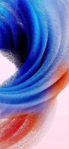 an abstract photo of blue and red swirls