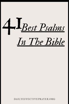 the front cover of 4 best palms in the bible, with an image of a cross on