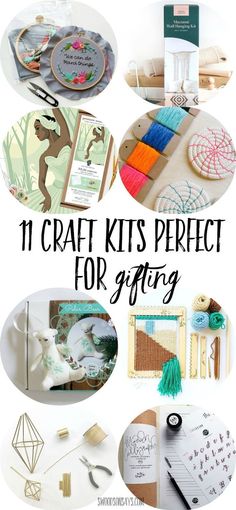 11+ fun adult craft kits to make or gift Flower Decor Ideas, Diy Kits For Adults, Christmas Craft Ideas, Crafter Gift, Modern Crafts, Hunting Gifts, Craft Kits For Kids, Adult Crafts