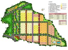 the site plan for an apartment complex