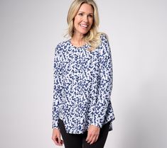 From outdoor power walks to shopping runs, this wicking, cool-to-the-touch knit top works overtime to help keep you moving (and way cute). From zuda® Fashions. Raglan Sleeve, Long Sleeve Top, Knit Top, Long Sleeve Tops, Sleeve Top, Top Blouse, Tops & Tees, Knitting, Long Sleeve