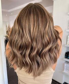 Golden Beige Brown Hair Color Idea Beige Blonde Brown Hair, Toffee Cream Hair Color, Golden Beige Brown Hair, Light Toffee Brown Hair, Ash Gold Hair, Coffee Beige Hair, Medium Golden Brown Hair With Highlights, Ashy Golden Brown Hair, Honey Brown Hair Bob