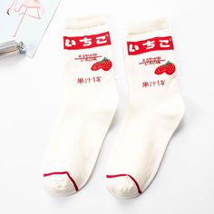 These new Japanese cartoon cartoon text socks are very popular, there are many patterns, you can match any style of shoes Middle tube socks Size :ones-size, 220~255mm Anime Socks, Cheap Socks, Kawaii Fruit, Socks Cute, Zebras Animal, Food Painting, Student Girl, Japanese Cartoon, Funny Socks