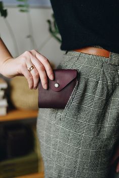 Marsala mini envelope wallet | Leather women's small wallet | Mini Wallet 6 Compartments | Bifold coins wallet | 3rd anniversary gift Cash Envelope Wallet, Mini Envelope, 3rd Anniversary Gifts, Womens Wallet, 3rd Anniversary, Woman Card, Cash Envelope, Mini Envelopes, Wallet For Women