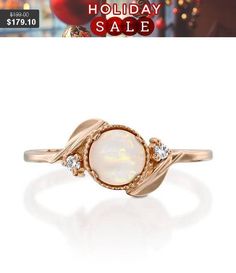 Opal diamond ring white opal engagement ring October Opal Ring Engagement, White Opal Engagement Ring, 14k Gold Opal Ring, Gold Opal Ring, October Birthstone Ring, Engagement Ring And Wedding Band, Opal Diamond Ring, October Birthstone Rings, Opal Engagement Ring