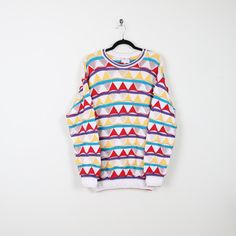 Tag: COOGI Size: XL Pit to Pit: 24' Length: 31' Coogi Sweater Pattern, Biggie Smalls Coogi Sweater, Vintage Coogi Sweater, 90s Graphic Print Cotton Sweater, Vintage Novelty Sweater, Saved By The Bell, Fresh Prince, Knit Pullover, Knitted Pullover