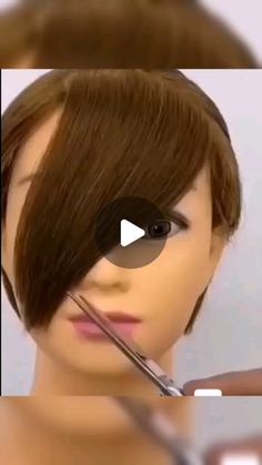 Simple Hairstyles & Tips on Instagram: "The Best hair cut tutorials 👌👌
Credit unknown
. 
*No copyright infringement was intended. If you are the author of this video and do not want your video to be posted on this page, please contact me in DM and your video will be deleted as soon as possible. Thank you 🤗
.
#videohair #hairstyle #hairtutorialvideo #hairstyleideas #hairdecoration #hairofinstagram #hairstyletutorial #hairtutorial #hairvideo #tutorialhair #hairstyleideas  #hairideas #hotd #hairglamvideos #cutehairstyles" Haircuts For Short Necks, Langer Pony, Trim Your Own Hair, Easy And Beautiful Hairstyles, Pixie Bob Haircut, Edgy Pixie, Hair Techniques, Short Hair Balayage, Short Bob Haircuts