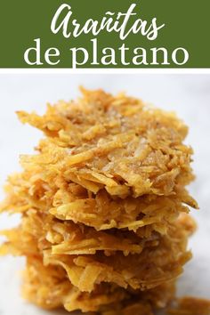 a stack of aranitas. Latina Kitchen, Plantain Fritters, Unique Side Dishes, Puerto Rican Cuisine, Plantain Recipes, Sides Dishes, Puerto Rican Dishes, Puerto Rico Food, Boricua Recipes