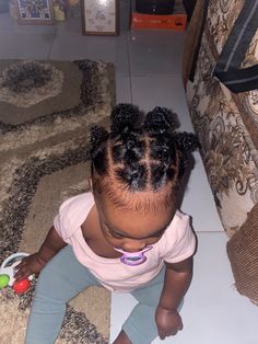 Short Baby Hairstyles Black, Black Baby Hairstyles Short Hair, Hairstyles For Babies With Short Hair, Baby Hair Dos, Baby Hairstyles Short Hair, Afro Hairstyles For Kids, Biracial Hair Care