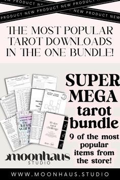 the most popular tarot paper in the mega mega bundle