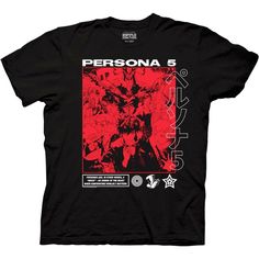 Unlock a world of stylish adventure with the "Persona 5 Red Key Art" t-shirt, a captivating and visually stunning design that encapsulates the vibrant and dynamic essence of Persona 5, ensuring you'll stand out from the crowd as you embark on your own epic journey through life, direct from our line of Officially Licensed Persona 5 Merch! Persona 5 Official Artwork, Red Anime Graphic T-shirt, Persona 5 Merchandise, Red Anime Print T-shirt For Fan Merchandise, Red Anime Crew Neck T-shirt, Key Art, Persona 4, Keys Art, Epic Journey