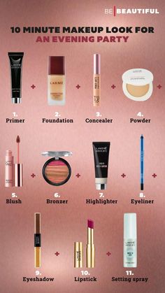 Mekup Items Names, Membentuk Alis, Makeup Order, Simple Makeup Tips, Makeup Face Charts, Makeup Artist Tips, Makeup And Beauty Blog, Makeup Help, Quick Makeup