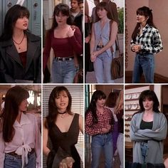 Gamine Outfits, 90s Inspired Outfits, Shannen Doherty, Iconic Looks, Outfit 90s, 90s Outfit, Friend Outfits, 90s Inspired, Mode Vintage