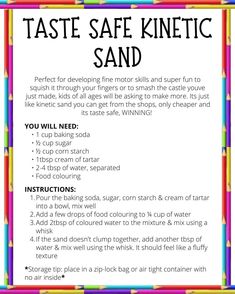 a poster describing how to use the safe knife sand