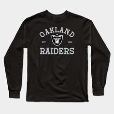 Vintage Oakland Raiders -- Choose from our vast selection of Long Sleeve T-Shirts to match with your favorite design to make the perfect custom graphic Long Sleeve T-shirt. Pick your favorite: Classic or Premium. Customize your color! For men and women. Scoop Neck Long Sleeve, Oakland Raiders, Graphic Long Sleeve, Long Sleeve T Shirts, Vintage Shops, Long Sleeve T Shirt, Long Sleeve Tshirt, Scoop Neck, Tshirt Designs