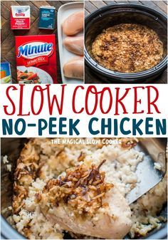 this slow cooker no - pek chicken recipe is so easy to make