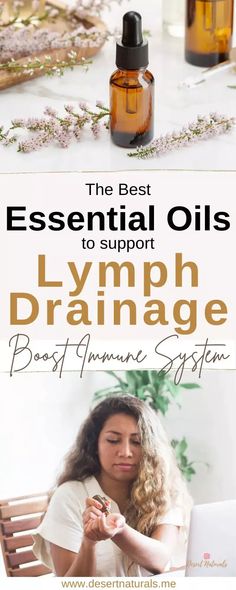 The top essential oils to support healthy lymphatic drainage for a better immune system, reduce swelling, bloat and pain Doterra For Lymph Drainage, Essential Oils For Lymph Drainage, Pioneer Living, Suburban Homestead, Lymph Node, Top Essential Oils