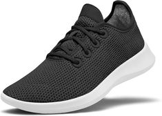 Amazon.com | Allbirds Women’s Tree Runners Everyday Sneakers, Machine Washable Shoe Made with Natural Materials - Jet Black (White Sole) - 9 Medium | Fashion Sneakers Mens Tree, Everyday Sneakers, Versatile Sneakers, Allbirds Shoes, Mens Walking Shoes, Breathable Sneakers, Comfortable Sneakers, Men's Collection, Jet Black