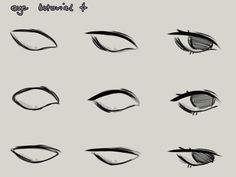 the steps to draw an eye step by step