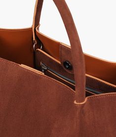 Width: 16 inches Height:11 inches Depth: 5.5 inches One main compartment with magnetic closure and one pocket with zipper inside. Material:Faux leather. Horse Brown, Pocket With Zipper, Suede Tote Bag, Suede Tote, Luxury Women, Brown Suede, Magnetic Closure, 11 Inches, Car Accessories