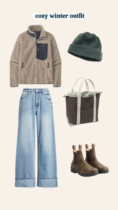 Winter outfit with Blundstones. Blundstone Outfit, California Casual Style, Spanish Men, Cozy Winter Outfits, Outfit Collage, California Casual, Wardrobe Outfits, Winter Outfits