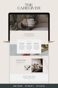 the caregiver wordpress theme is clean and modern