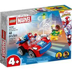 LEGO Toys & Games LEGO Marvel Spider-Man's Car and Doc Ock, 10789, Ages 4+, 48 Pieces 673419378376 Lego Hulk, Spiderman Car, Lego Spiderman, Dark Elements, Lego Mario, Lego 4, Doc Ock, Simple Building, Lego Marvel Super Heroes