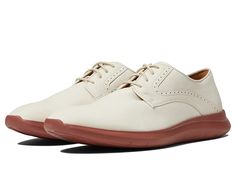 Johnston & Murphy Hennings Plain Toe - Men's Shoes : Sand : Stay classy without losing comfort wearing the Johnston Murphy Hennings Plain Toe Shoes. Leather upper. Leather lining and insole. Brogue-style detailing. Foam cushioned footbed. Lace-up closure and classic round toe silhouette. Synthetic outsole. Imported. Measurements: Weight: 10 oz Product measurements were taken using size 9, width M. Please note that measurements may vary by size. Weight of footwear is based on a single item, not a Classic Business Casual Sneakers With Ortholite Insole, Business Casual Sneakers With Cushioned Footbed And Round Toe, Business Casual Oxfords With Removable Insole And Round Toe, Classic Synthetic Oxfords With Cushioned Footbed, Classic Leather Sneakers With Arch Support, Classic Medium Width Round Toe Oxfords, Classic Oxfords With Round Toe And Medium Width, Classic Oxford Shoes With Round Toe, Fitted Oxfords With Cushioned Footbed And Round Toe