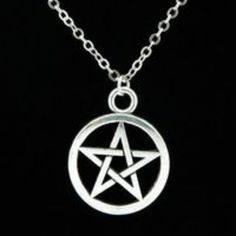 New Pendant:1.5*1.5cm Style:Goth, Chokers Style Necklace Emo Wicca Pagan Material: Zinc Alloy Chain: Link, 45cm The Word Pentagram Comes From The Greek Word (Pentagrammon), From (Pente), "Five" + (Gramm), "Line".The Word "Pentacle" Is Sometimes Used Synonymously With "Pentagram" The Word Pentalpha Is A Learned Modern (17th-Century) Revival Of A Post-Classical Greek Name Of The Shape. Pentagram Pentacle Pendant Necklace Pentagram Wicca Pagan Witch Gothic Celtic Nature Greek Name, Silpada Earrings, Wiccan Crafts, Gem Drop Earrings, W Necklace, Witchcraft Spells, Mom Earrings, Pentagram Necklace, Pentagram Pendant