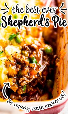 the best ever shepherd's pie so many rave review