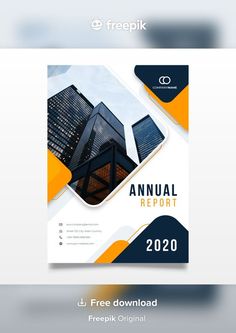 an annual report is shown in this brochure