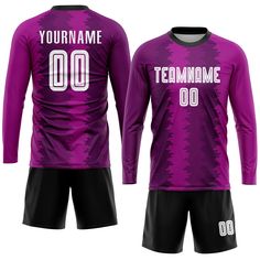 Order the jersey with special name & number you want from our shop, making a vibrant look on the field or daily life! Features: 1. Material: Made from 100% polyester wicking knit with 95% polyester / 5% spandex wicking pinhole mesh 2. Jerseys with sublimation printed name and numbers 3. Moisture-wicking fabric has spongy handle, good draping property and elasticity as well as good dimensional stability and wrinkle-resistance 4. Breathable & Quick-Drying 5. Athletic Cut & Exquisite stitching not Sporty Purple Jersey For Sports, Pink Sports Jersey With Team Name, Pink Soccer Jersey, Green Jersey Sublimation Design For Training, Sporty Purple Jersey With Team Name, Soccer Uniforms, Blue Football, Custom Fans, White Jersey