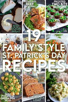 This collection of 19 St. Patrick's Day Recipes has something for everyone! Whether you have the luck of the Irish running through your veins or you simply admire the people, the culture, and of course, the food!  There is bound to be a fun and festive main or treat in the collection that you will love sinking your teeth into!  Happy St. Patrick's Day! #irish #greenfood #stpatricksday #irishrecipes St Patrick's Day Recipes, Bread Kitchen, Irish Cuisine, Irish Potatoes, Sauteed Greens, Bangers And Mash, Onion Gravy, Irish Soda Bread, Leek Soup