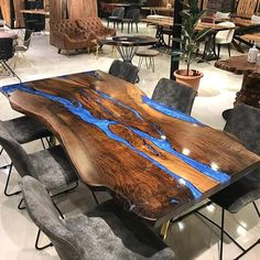 Custom Dining Black Walnut Live Edge Epoxy Table KCT29 Epoxy Wood Table, Epoxy Table Top, Epoxy Table, River Table, Kitchen Dining Tables, Dining Table Top, Live Edge Table, Outdoor Coffee Tables, Living Table