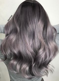 grey lavender hair, balayage hair color, balayage hair dark, balayage hair blonde, blonde balayage hair, balayage hair brown, balayage hair vs highlights, balayage hair blonde, balayage hair color ideas, brunette balayage ideas Lavender Hair Balayage, Dark Balayage Hair, Hair Brown Balayage, Balayage Hair Brown, Color Balayage Hair, Lavender Grey Hair, Balayage Hair Colour, Hair Blonde Balayage, Brown Balayage Hair