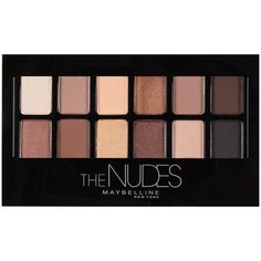 This 12-shade eyeshadow palette features dazzling colors. From bold beiges and sultry sands to brazen bronzes and tempting taupes, this makeup palette is perfect for creating versatile eye makeup looks. Quads: 1. Color entire eye area. 2. Shade lid. 3. Contour crease. 4. Line around eye. Trios: 1. Color entire eye area. 2. Shade lid. 3. Contour crease. Duos: 1. Shade lid. 2. Contour crease. Maybelline Palette, Maybelline Eyeshadow Palette, Make Up Guide, Blue Eyeshadow Palette, Maybelline Eyeshadow, Bold Eye Makeup, Budget Beauty, Nude Palette, Maybelline Makeup