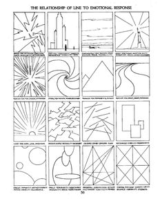 an image of different lines and shapes in the form of geometrics, with text that reads